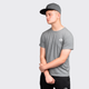 Lava Grey Cotton Stretch Boys Tee