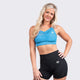 Electric Blue Seamless Sports Bra