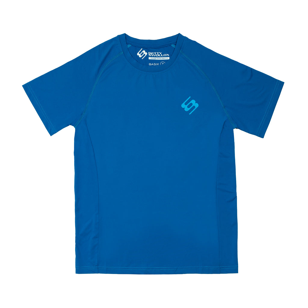 ◆25SS BAUF B logo slim fit t-shirt/7色◆ Marine Blue Athletic Fit Men's T-shirt | Betty Swollox