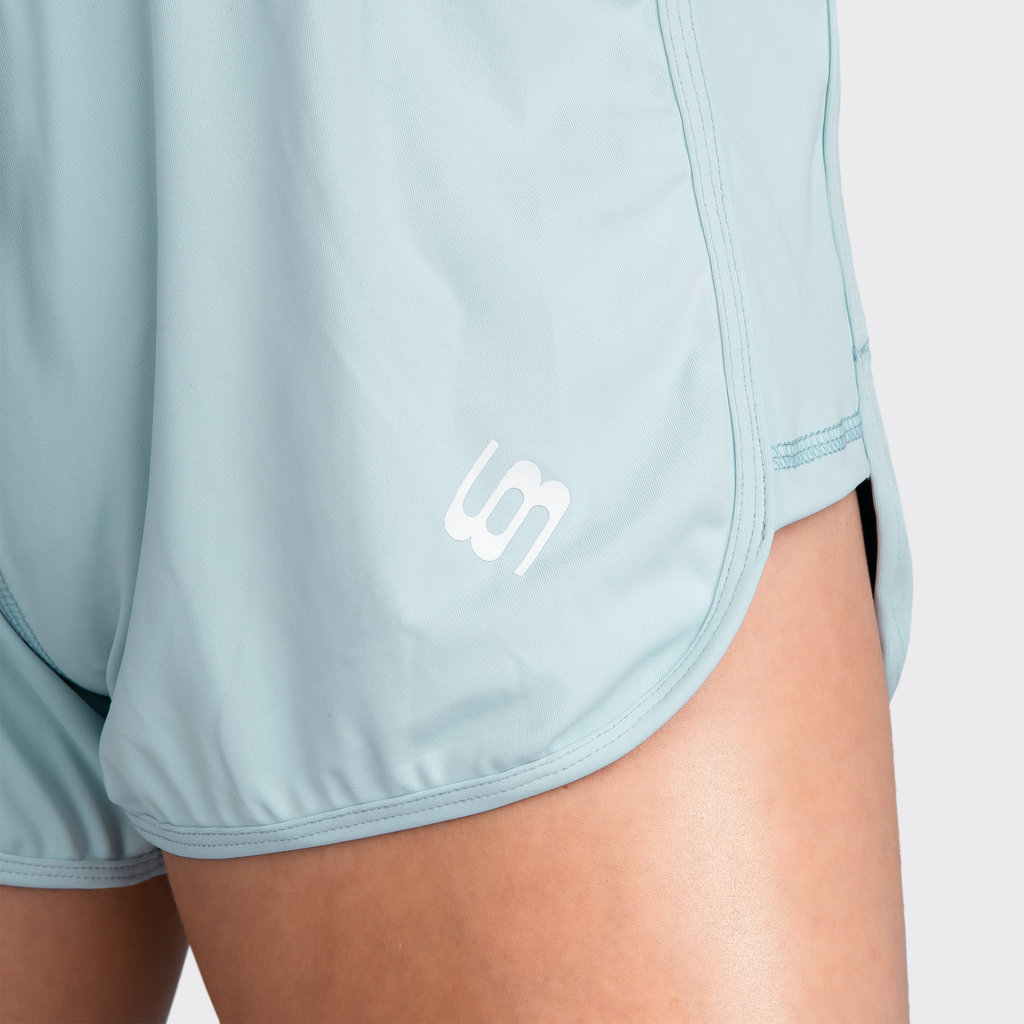 Arctic Blue Women's Active Shorts | Betty Swollox – BettySwollox